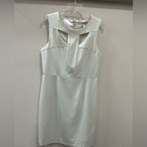 Forever 21 Elegant White Sleeveless Dress